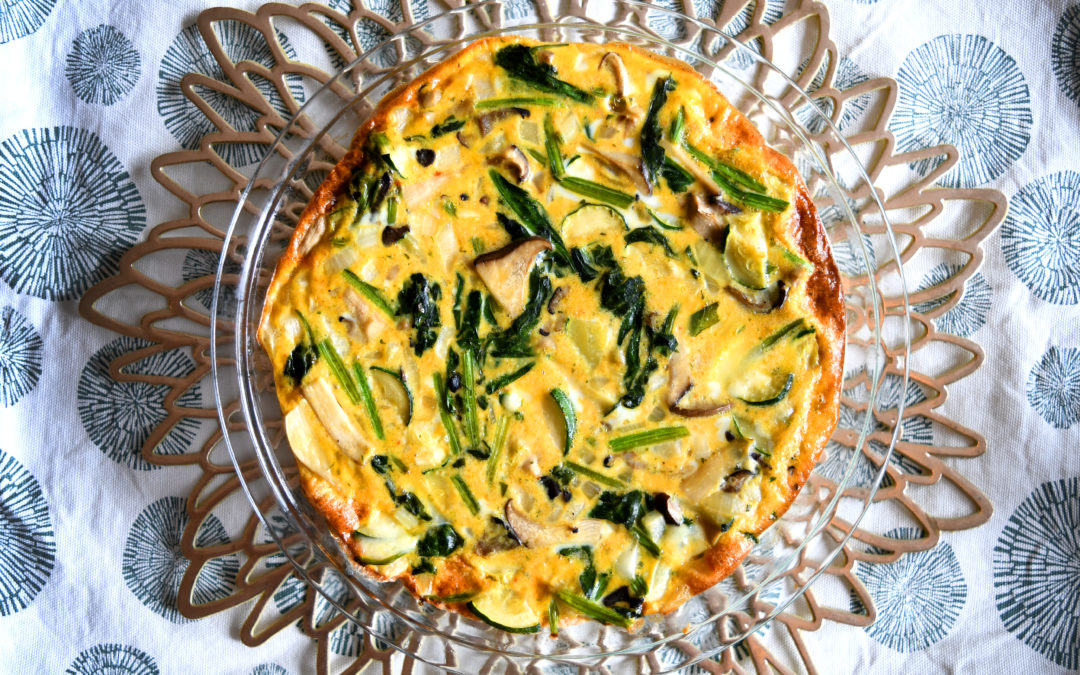 Gluten-free Mushroom Quiche