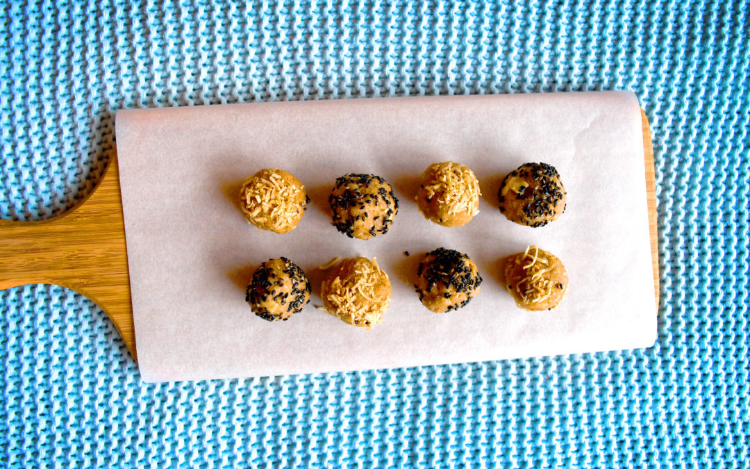 No-Bake Kinako & Sesame Balls