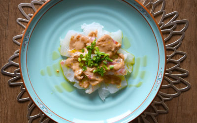 Sea Bream with Sesame Miso Dressing