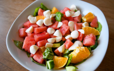 Watermelon Caprese Summer Salad