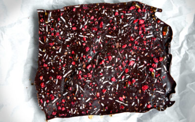 Raspberry Coconut Bark