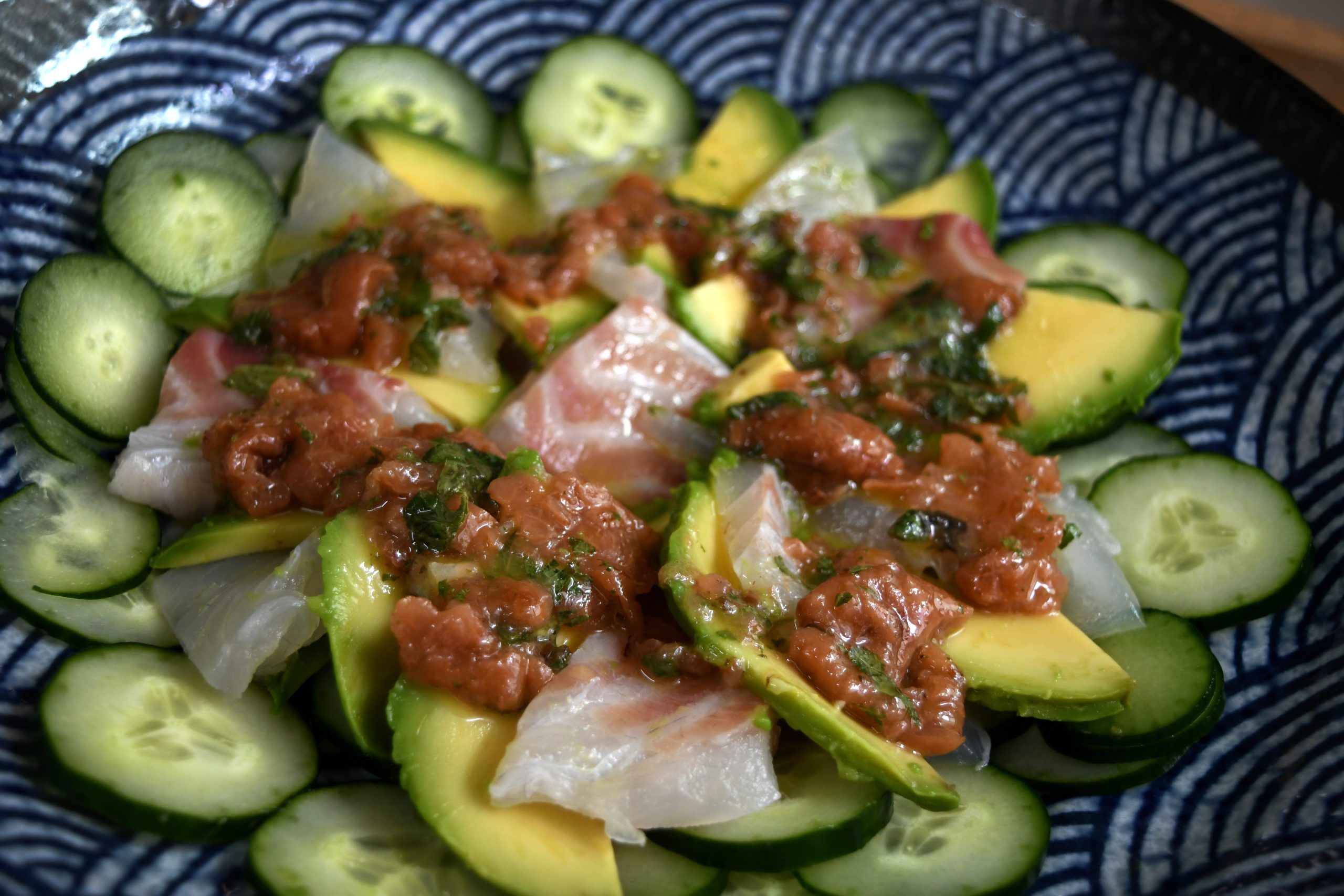 Ume Shiso Carpaccio Eat with Meraki