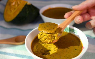 4-Ingredient Kabocha Pumpkin Pudding