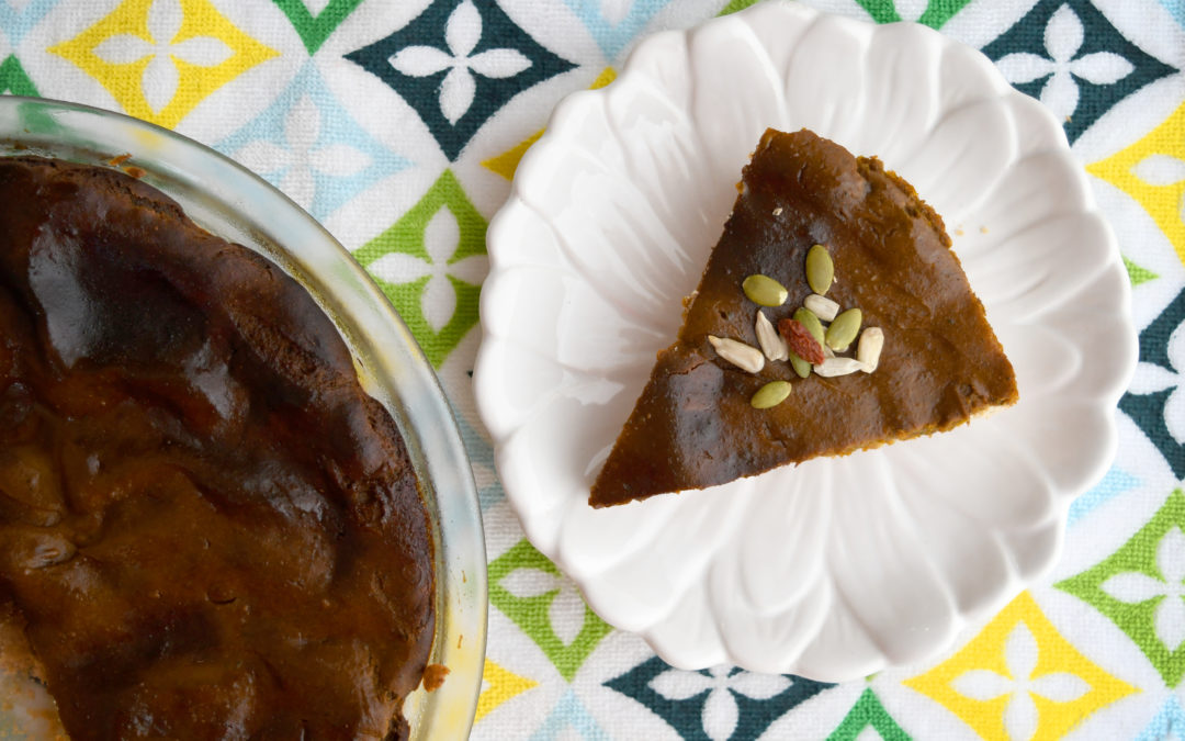 Vegan Kabocha Pumpkin Pie