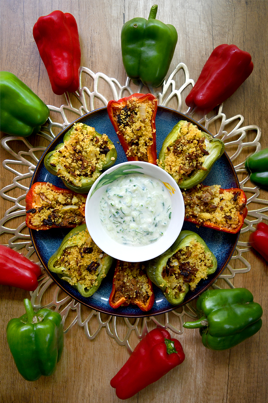 stuffed peppers eat with meraki