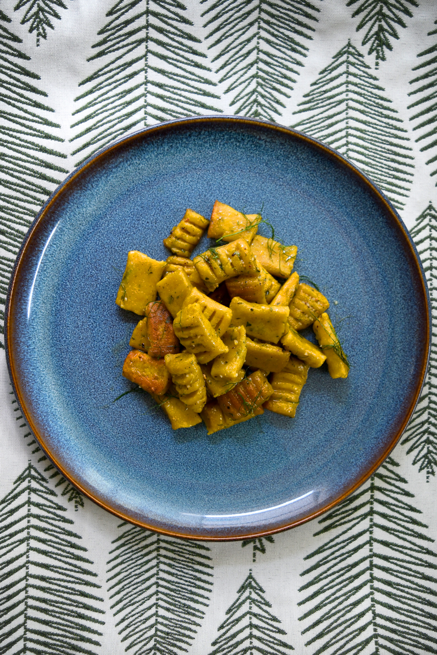 kabocha pumpkin gnocchi eat with meraki