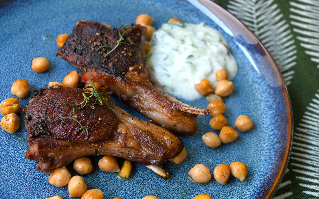 Reverse Sear Lamb Chops