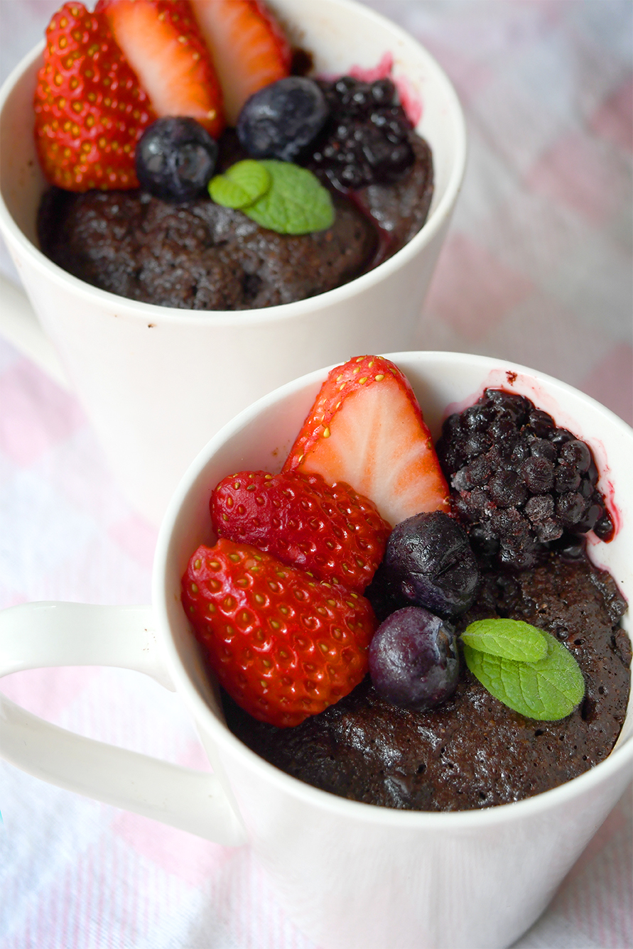 chocolate mug cake eat with meraki