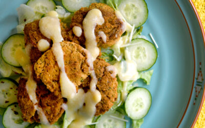 Falafel with Miso Dressing