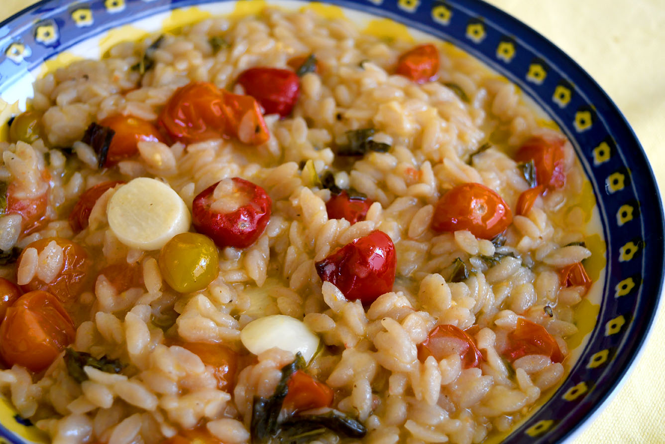 White Wine Orzo Risotto Eat with Meraki