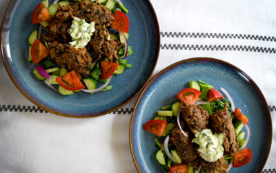 Kebabs with Vegan Fable Meat