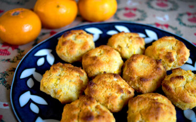 Mikan Almond Cookies
