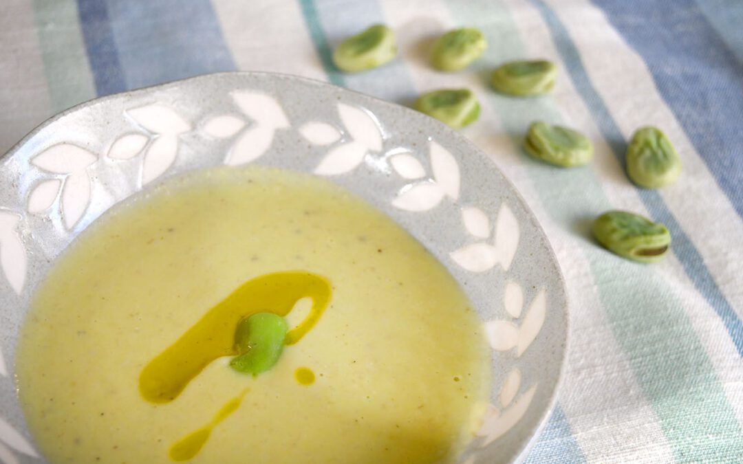 Soramame Chilled Fava Bean Soup